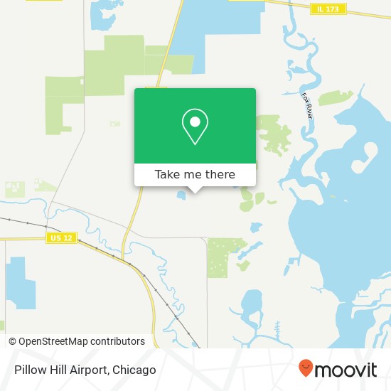 Pillow Hill Airport map