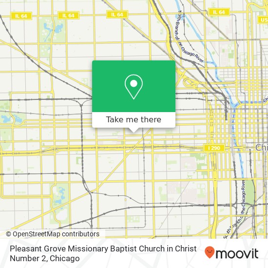 Pleasant Grove Missionary Baptist Church in Christ Number 2 map