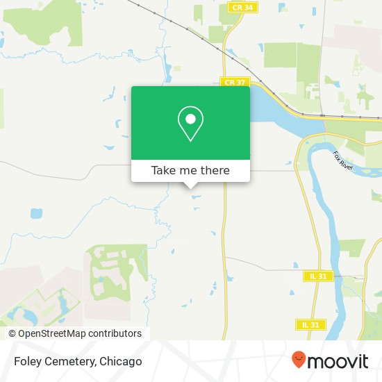 Foley Cemetery map