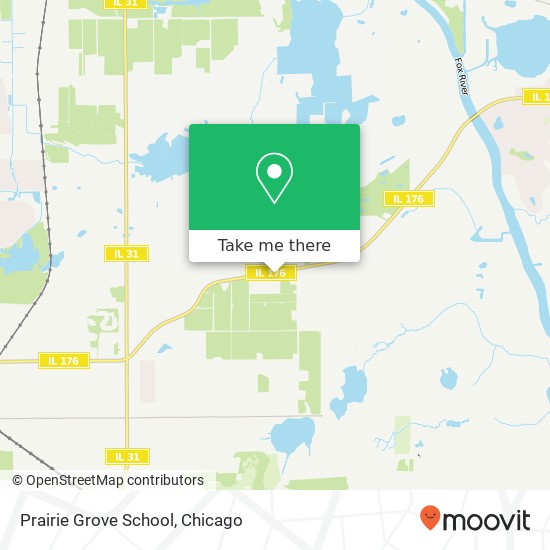 Prairie Grove School map