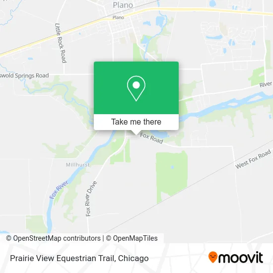 Prairie View Equestrian Trail map