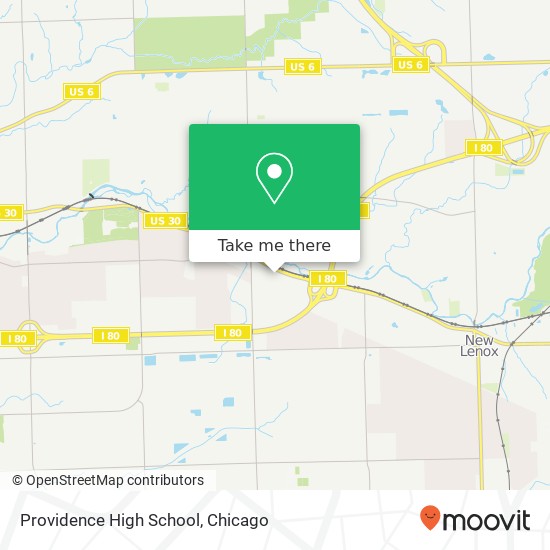 Mapa de Providence High School