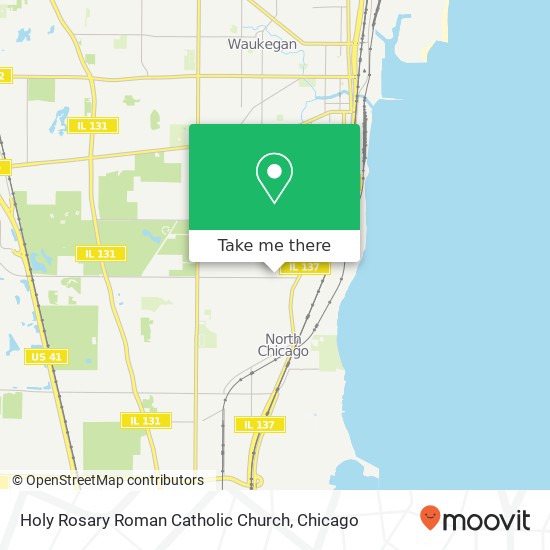 Holy Rosary Roman Catholic Church map