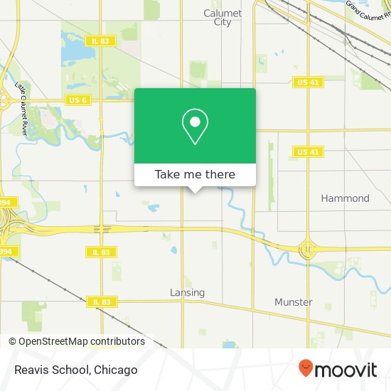 Mapa de Reavis School
