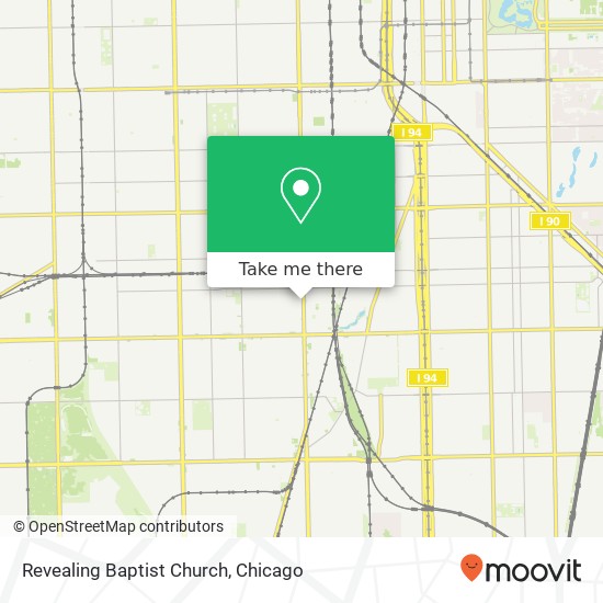 Revealing Baptist Church map