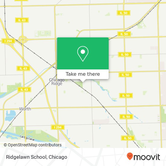 Ridgelawn School map