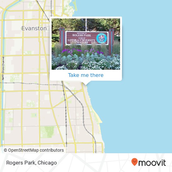 Rogers Park map