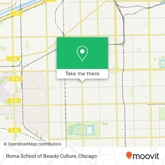 Roma School of Beauty Culture map