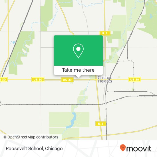 Roosevelt School map