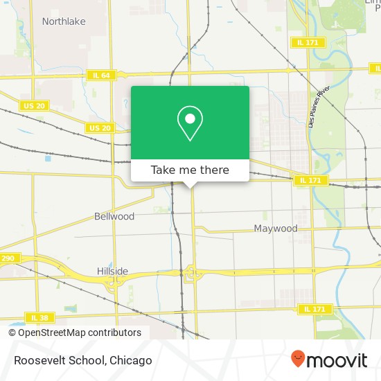 Mapa de Roosevelt School