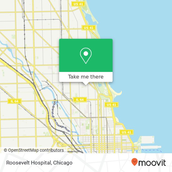 Roosevelt Hospital map