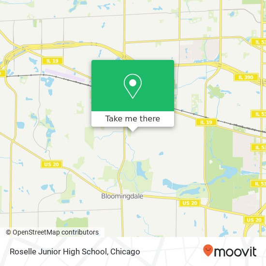 Roselle Junior High School map