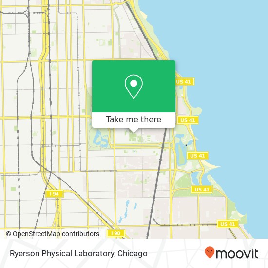 Ryerson Physical Laboratory map