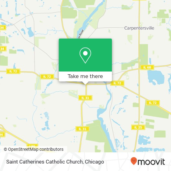 Mapa de Saint Catherines Catholic Church