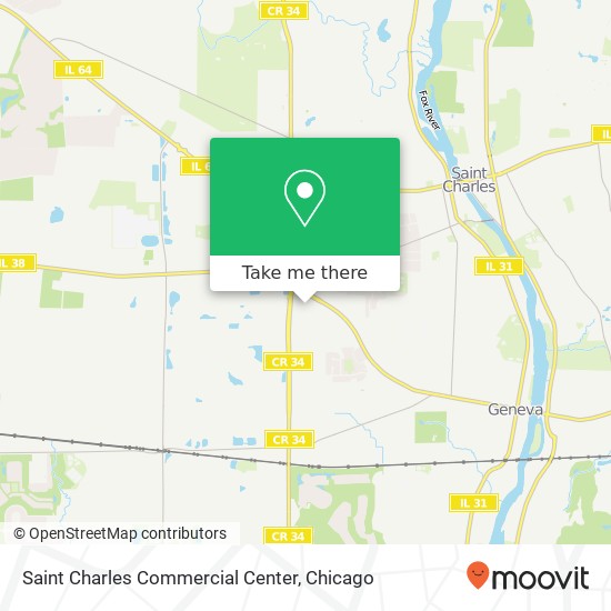 Saint Charles Commercial Center map