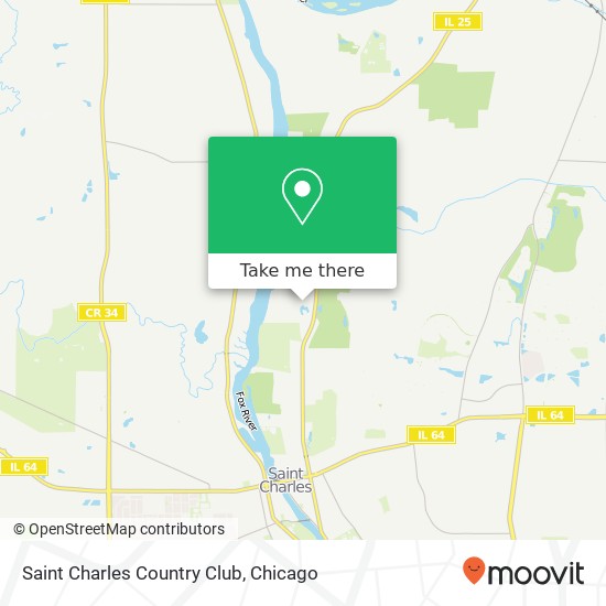 Mapa de Saint Charles Country Club