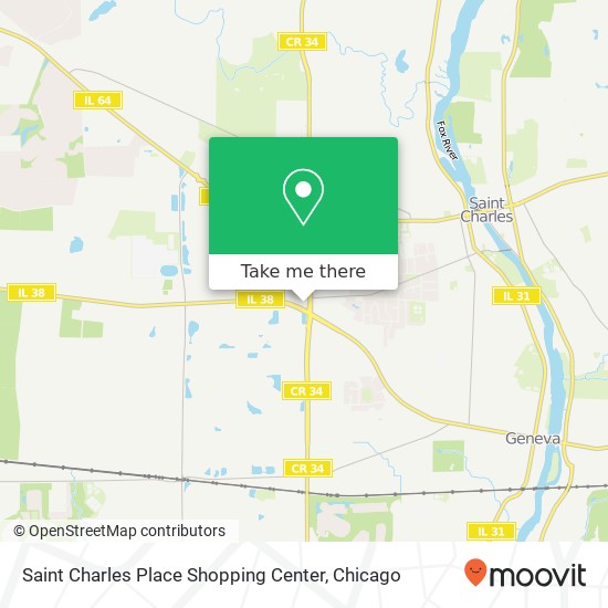 Saint Charles Place Shopping Center map