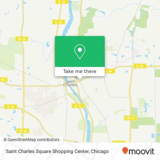 Saint Charles Square Shopping Center map