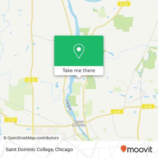 Saint Dominic College map