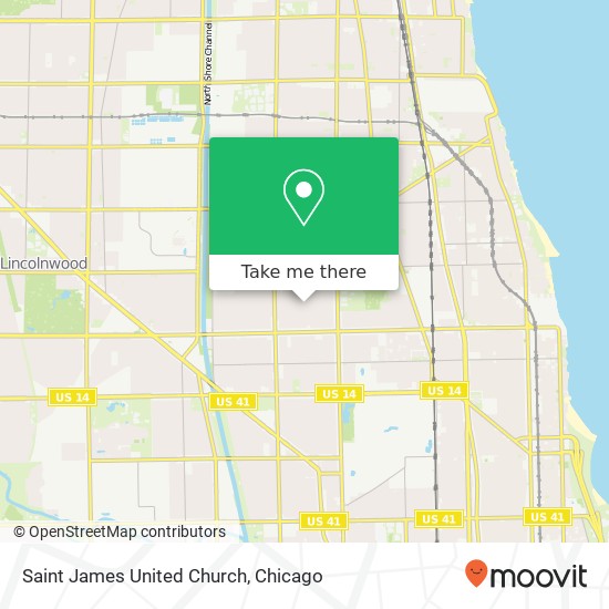 Saint James United Church map