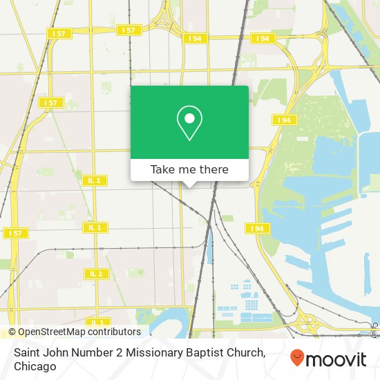 Mapa de Saint John Number 2 Missionary Baptist Church