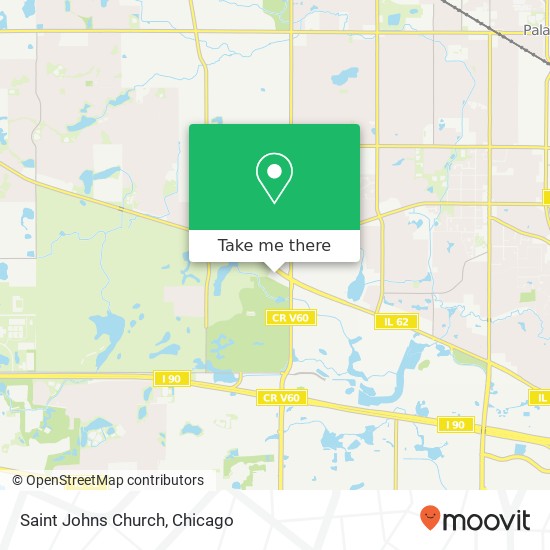 Saint Johns Church map