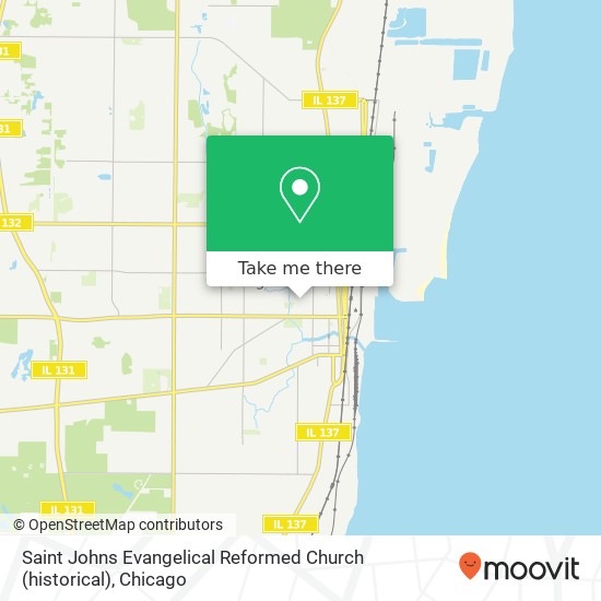 Saint Johns Evangelical Reformed Church (historical) map