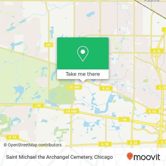 Saint Michael the Archangel Cemetery map