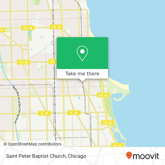 Saint Peter Baptist Church map