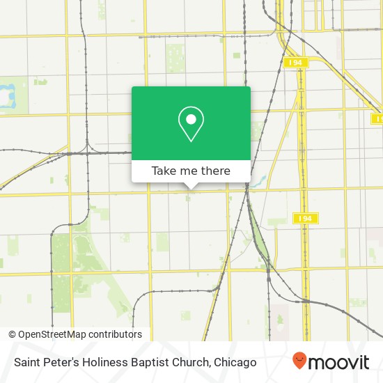 Saint Peter's Holiness Baptist Church map