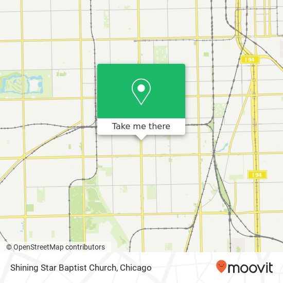 Shining Star Baptist Church map