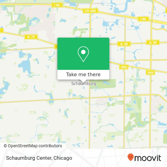 Schaumburg Center map