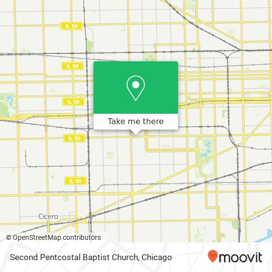 Second Pentcostal Baptist Church map