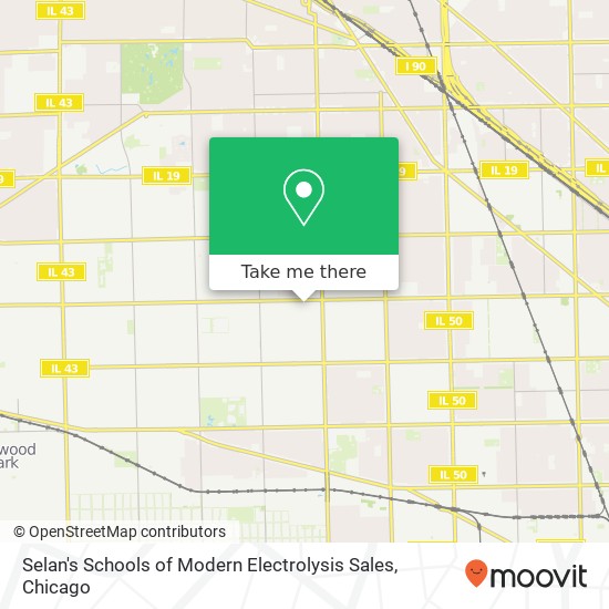 Selan's Schools of Modern Electrolysis Sales map