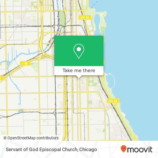 Servant of God Episcopal Church map