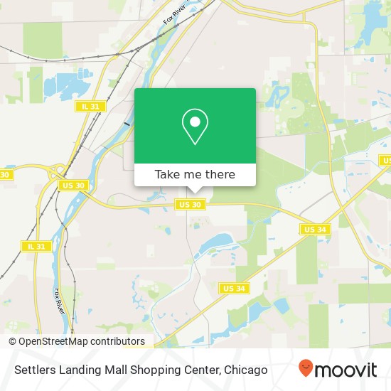 Settlers Landing Mall Shopping Center map