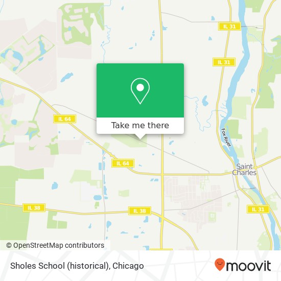 Sholes School (historical) map