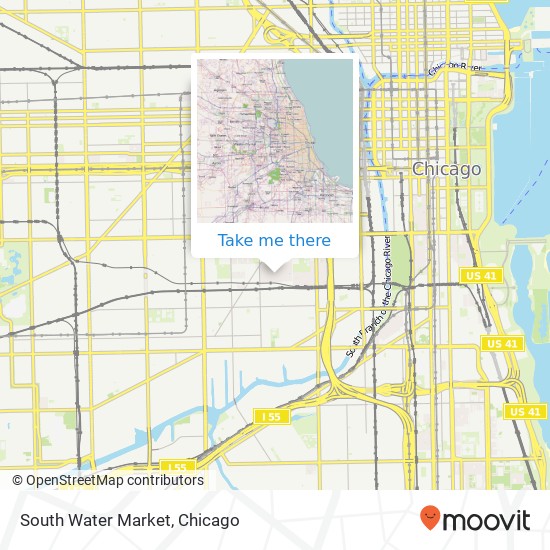 Mapa de South Water Market