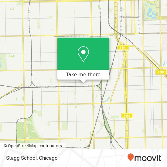 Stagg School map