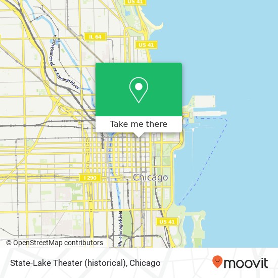 State-Lake Theater (historical) map