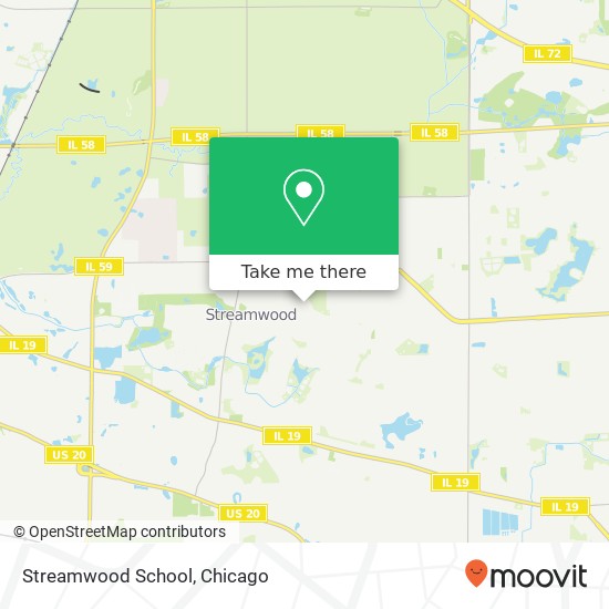 Streamwood School map