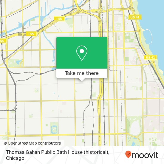 Thomas Gahan Public Bath House (historical) map