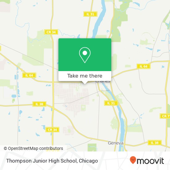 Thompson Junior High School map