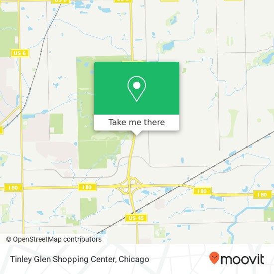 Tinley Glen Shopping Center map