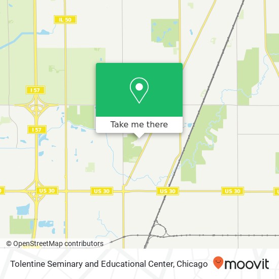 Tolentine Seminary and Educational Center map