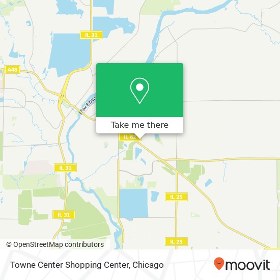 Towne Center Shopping Center map