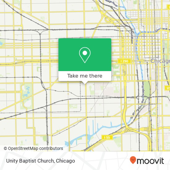 Unity Baptist Church map