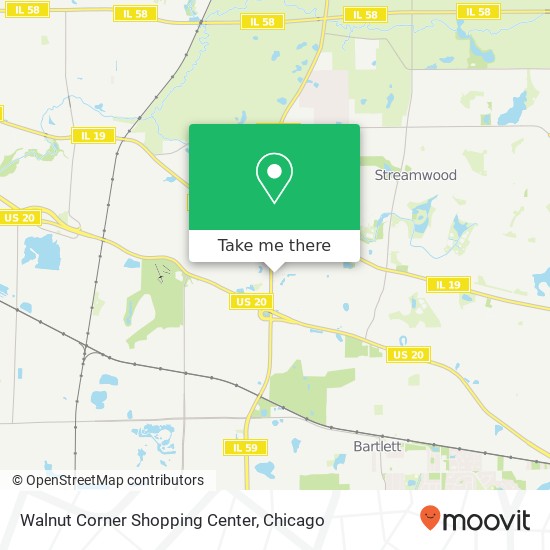 Walnut Corner Shopping Center map