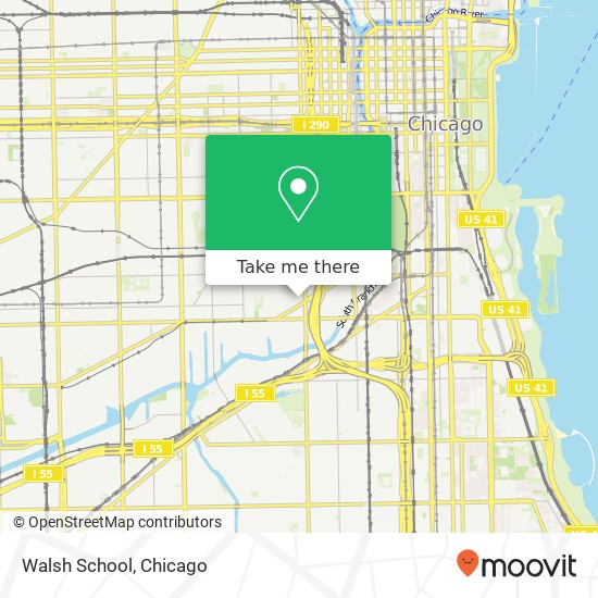 Walsh School map