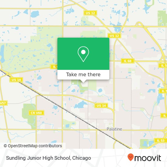 Mapa de Sundling Junior High School
